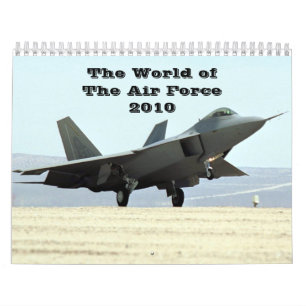 Calendário Toque para baixo, o mundo da força aérea 2010