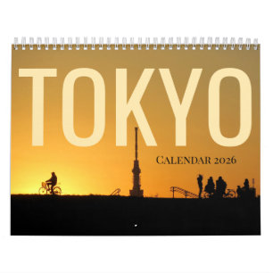 Calendário Tóquio - Fotografia colorida 2026