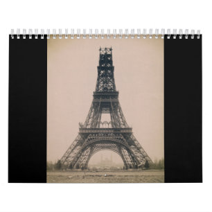 Calendário Torre Eiffel: Estado da Construção 1888