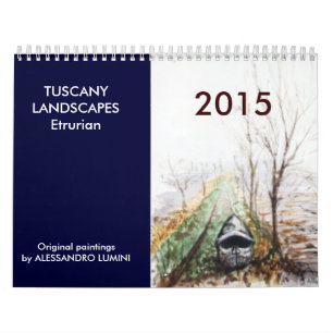 Calendário TOSCÂNIA AJARDINA Etrurian 2015