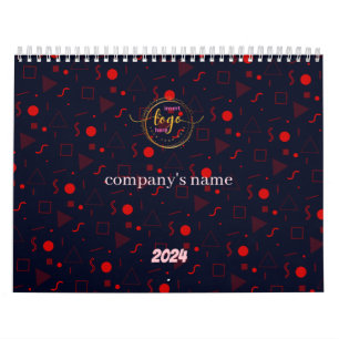 Calendário Totalmente Personalizável Com Informações Corporat