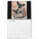 Calendário Trabalhos de arte do gato Siamese por AmyLyn (Ago 2025)