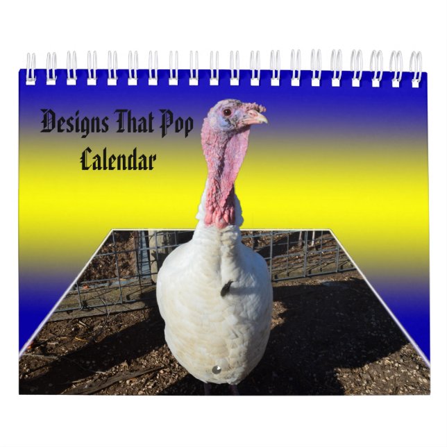Calendário Trabalhos de arte Loucos Que Pop, (Capa)