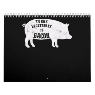 Calendário Transforma Vegetais Em Bacon CHURRASCOS Engraçad