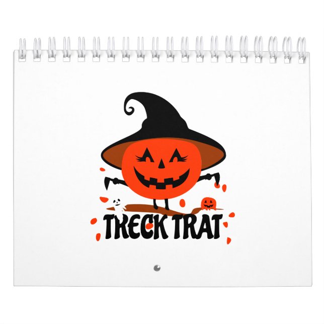 Calendário Treck Trat Pumpkin sorrindo (Capa)