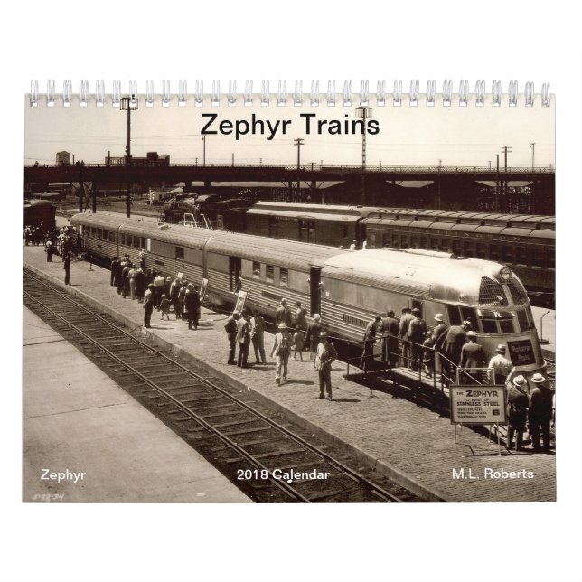 Calendário Trens de Zephry (Capa)