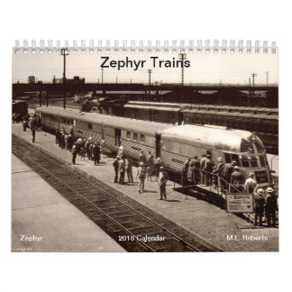 Calendário Trens de Zephry