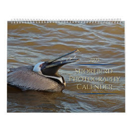 Calendário Tropical 2025, Pássaros De Praia No Par