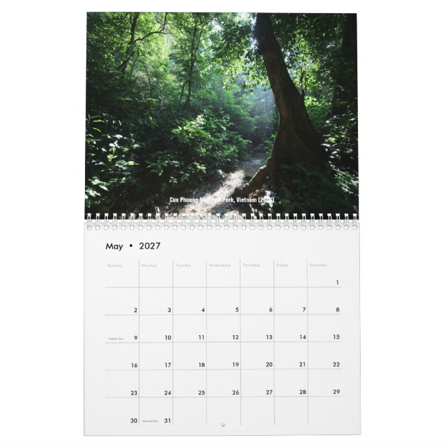 Calendário tropical das florestas húmidas (Maio 2027)