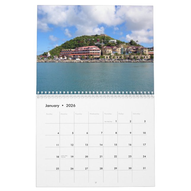 Calendário tropical do paraíso 2010 (Jan 2026)