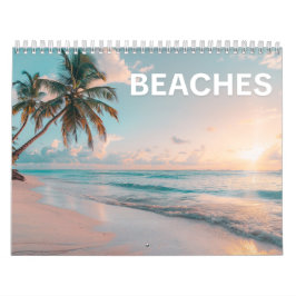 Calendário Tropical Ocean Views & Serene Coastal | Beaches 