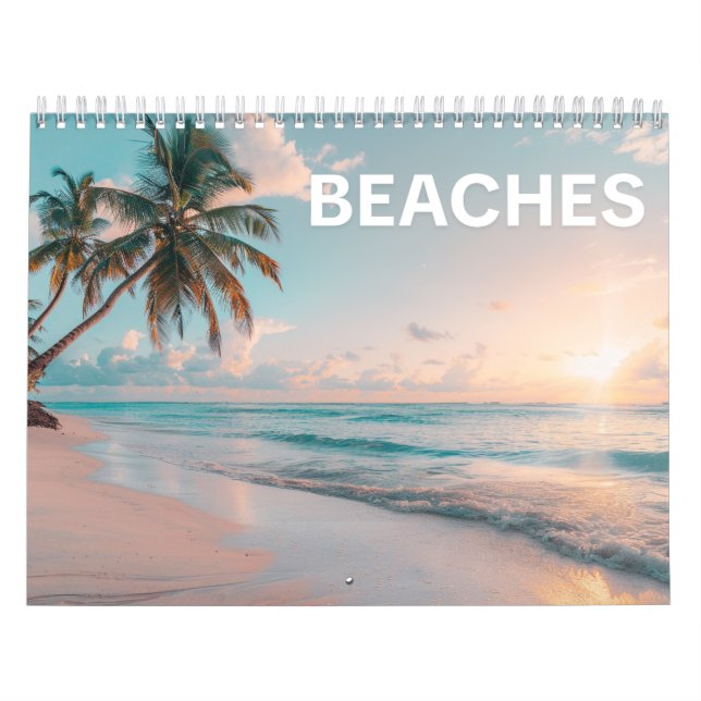 Calendário Tropical Ocean Views & Serene Coastal | Beaches  (Capa)