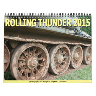 Calendário Trovão 2015 do rolamento