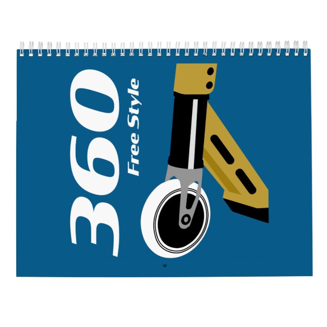 Calendário Truques de Cavaleiro Sem Patinete Pro (Verso)