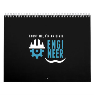 Calendário trust me i'm a civil engineer