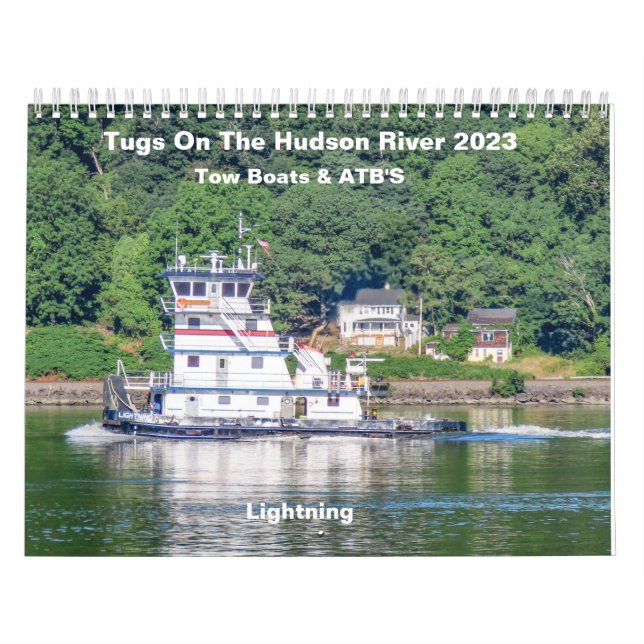 Calendário Tugs No Rio Hudson, 2023 Towboat & ATB'S (Capa)