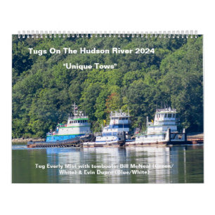 Calendário Tugs No Rio Hudson Com Cidades Únicas 2024