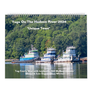 Calendário Tugs No Rio Hudson Com Cidades Únicas 2024