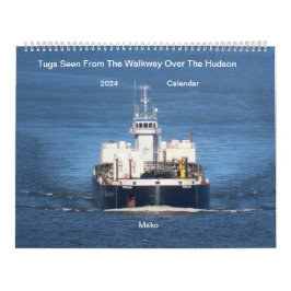 Calendário Tugs Vistos Da Caminhada Sobre O Hudson 2024