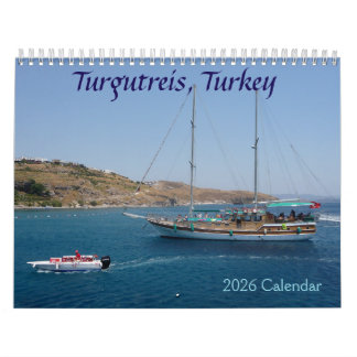 Calendário Turgutreis, Turkey 2026 Calendar