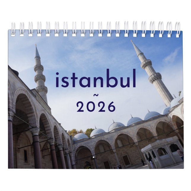 Calendário Turkey Calendar 2026 (Capa)