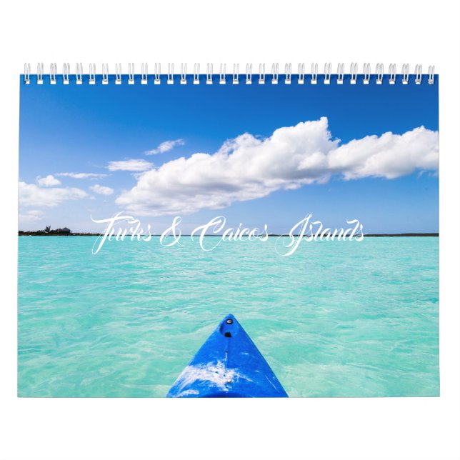 Calendário Turks e Caicos (Capa)