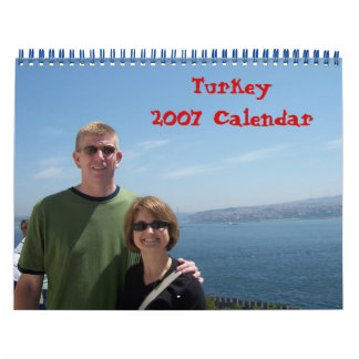 Calendário Turquia 001, Calendário Turquia 2007