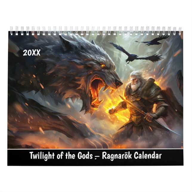 Calendário Twilight of the Gods – Ragnarök Calendar (Capa)