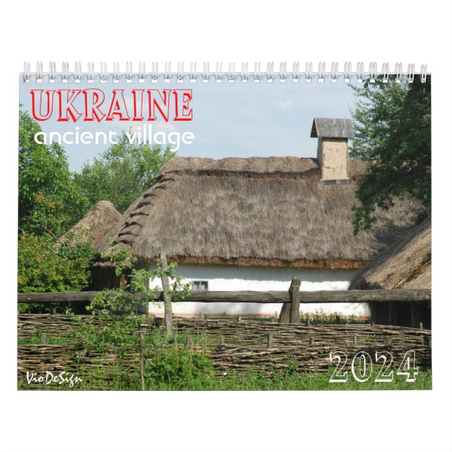 Calendário UCRÂNIA antigo vila_calendário (Capa)