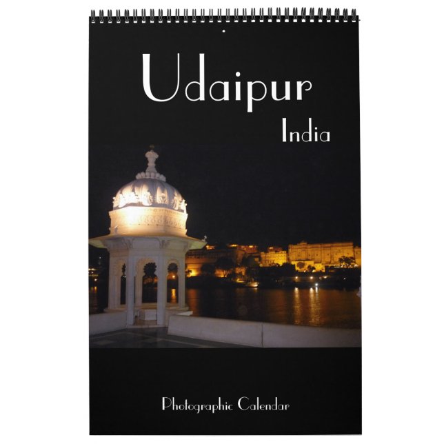 Calendário Udaipur Índia (Capa)