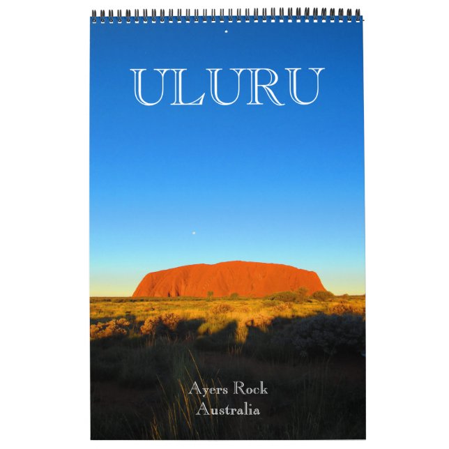 Calendário uluru austrália (Capa)