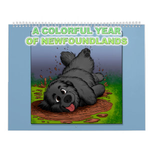 Calendário Um ano colorido de Terra Nova