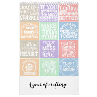 Calendário Um ano de artesanato