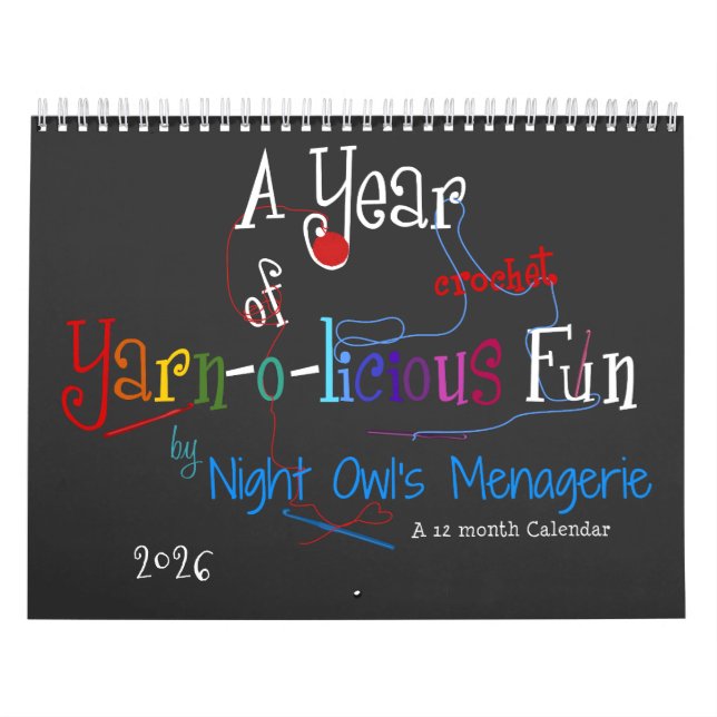 Calendário Um Ano de Diversão Crochet Yarn-o-liciosa (Capa)
