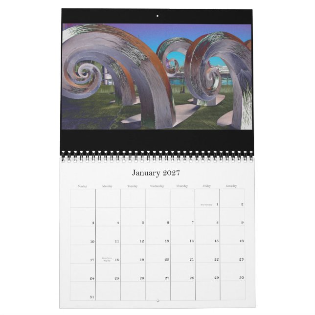 Calendário Um ano de imagens (Jan 2027)