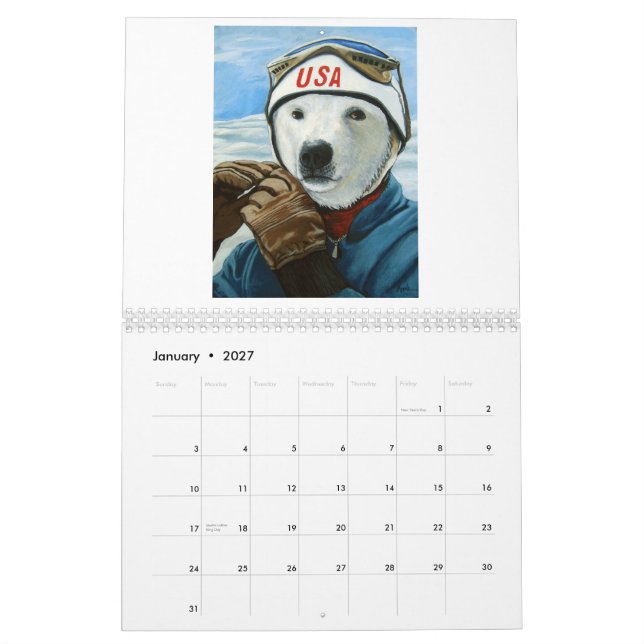 Calendário Um ano de imaginação (Jan 2027)