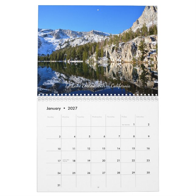 Calendário Um Ano de Maravilha Natural  (Jan 2027)