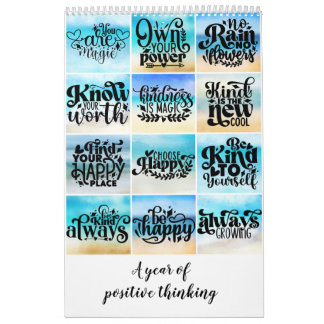 Calendário Um ano de pensamento positivo