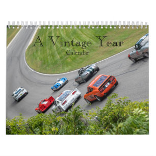 Calendário Um Ano de Vintage