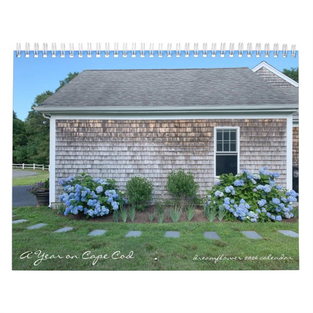 Calendário Um ano em Cape Cod: dreamflower 2025 (Capa)