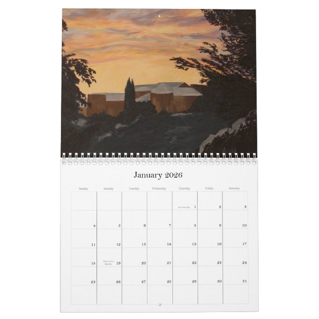 Calendário Um ano em Provence 2013 (Jan 2026)