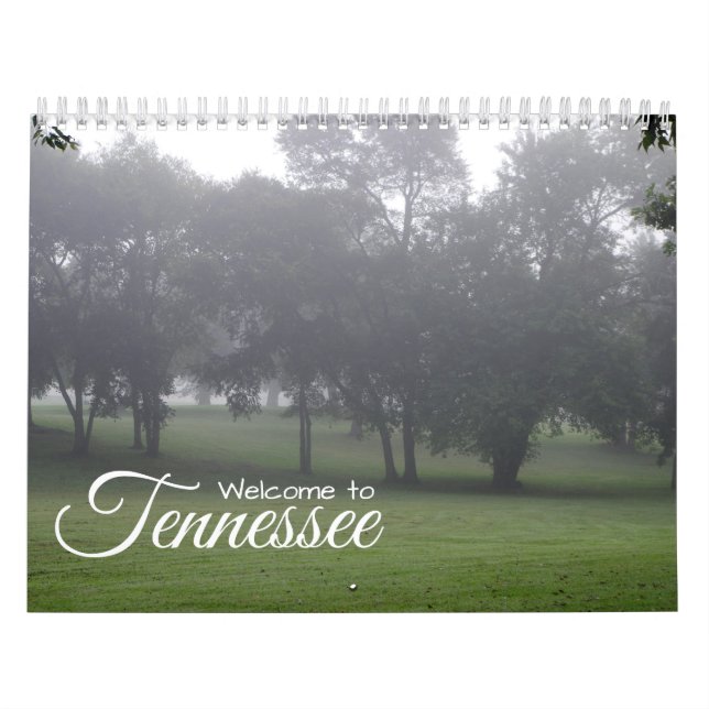 Calendário Um ano em Tennessee (Capa)