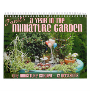 Calendário Um ano no jardim diminuto