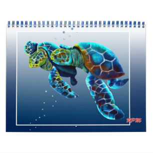 Calendário Um conto de duas tartarugas