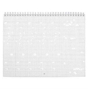 Calendário Um design moderno com uma combinação elegante de w