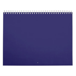 Calendário um fundo azul com um relógio