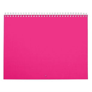 Calendário um fundo cor-de-rosa com preto