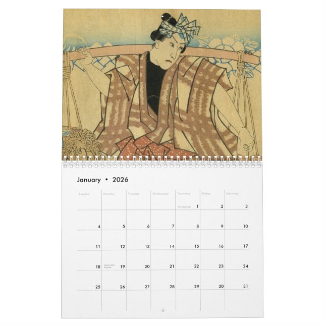 Calendário Um mundo de flutuação (Jan 2026)