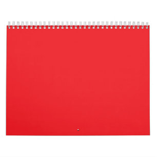 Calendário Um quadrado vermelho delimitado por uma fina borda