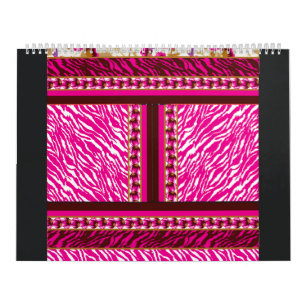 Calendário um wallpaper rosa e branco com cruz